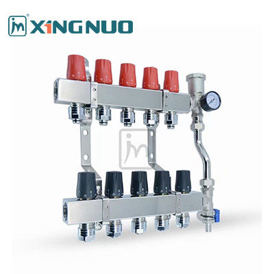 водоразделитель нержавеющая сталь коллектор кованный латунь распределение коллектор с нитями